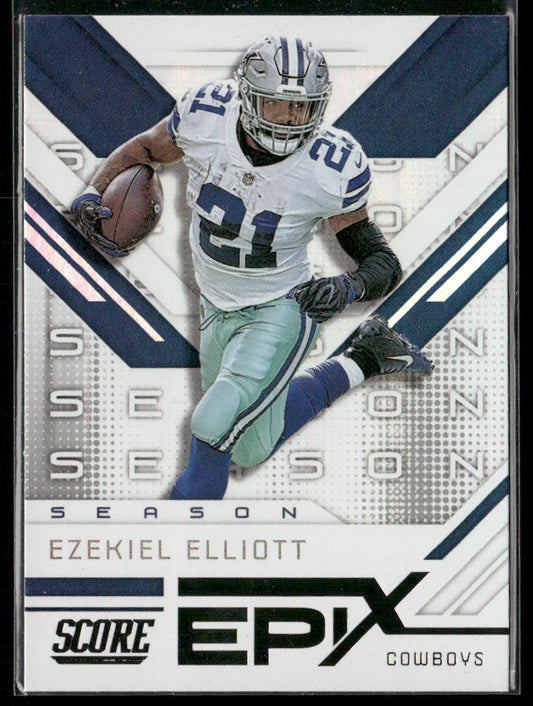 Ezekiel Elliott 2019 Score Epix Season #ES-9 Dallas Cowboys