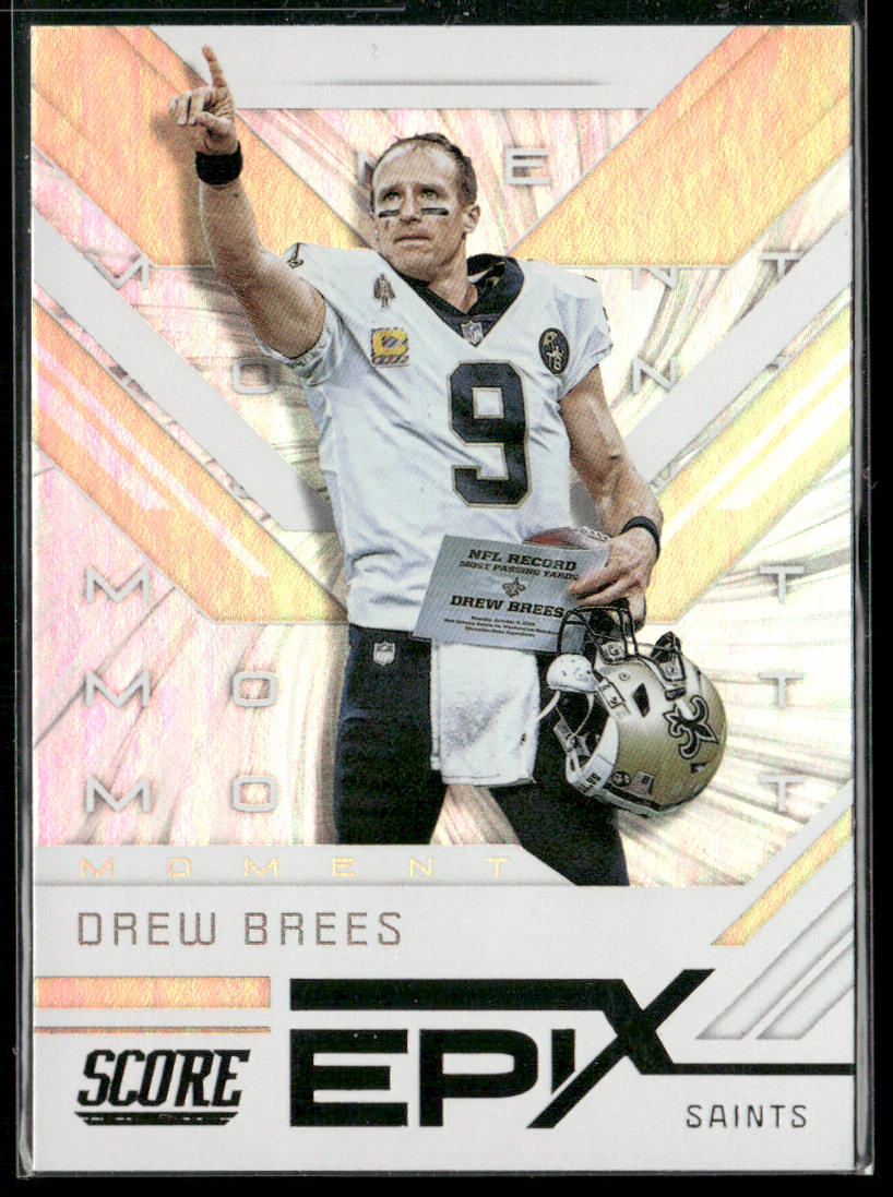 Drew Brees 2019 Score Epix Moment #EM-4 New Orleans Saints