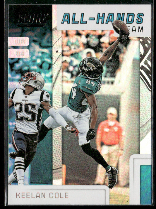 Keelan Cole 2019 Score All Hands Team #AHT-1 Jacksonville Jaguars