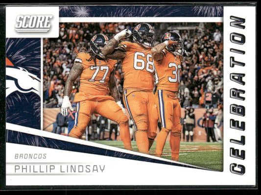 Phillip Lindsay 2019 Score Celebration #C-1 Denver Broncos