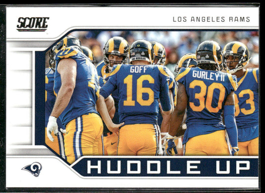 Los Angeles Rams 2019 Score Huddle Up #HU-6 Los Angeles Rams