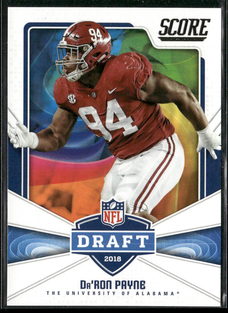 Da'ron Payne 2018 Score NFL Draft #14 Alabama Crimson Tide