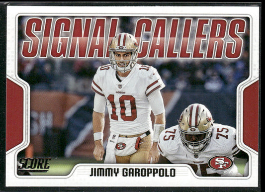 Jimmy Garoppolo 2018 Score Signal Callers #26 San Francisco 49ers