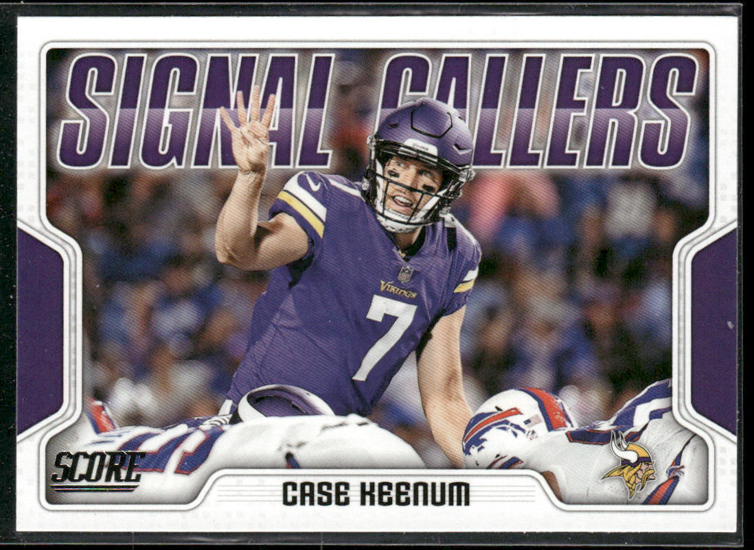 Case Keenum 2018 Score Signal Callers #19 Minnesota Vikings