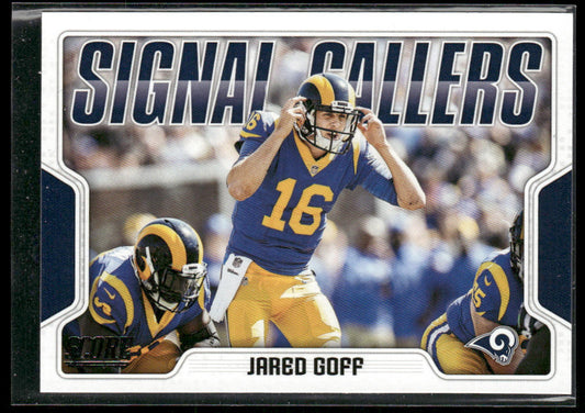 Jared Goff 2018 Score Signal Callers #18 Los Angeles Rams