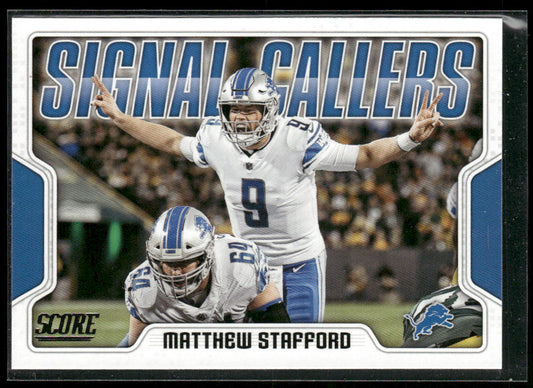 Matthew Stafford 2018 Score Signal Callers #10 Detroit Lions
