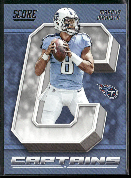 Marcus Mariota 2018 Score Captains #28 Tennessee Titans