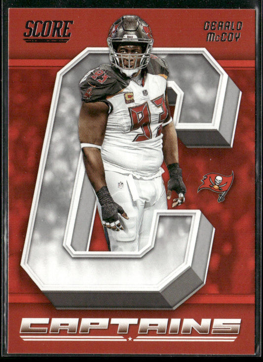 Gerald McCoy 2018 Score Captains #27 Tampa Bay Buccaneers