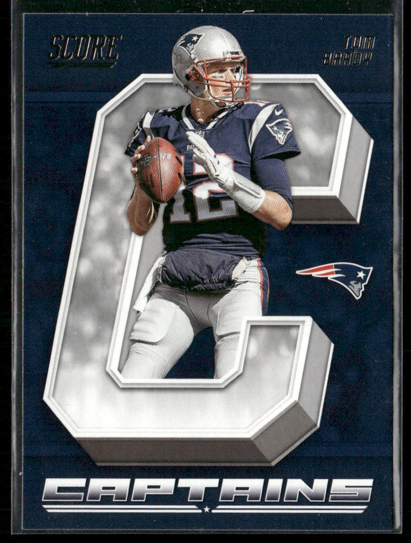 Tom Brady 2018 Score Captains #18 New England Patriots