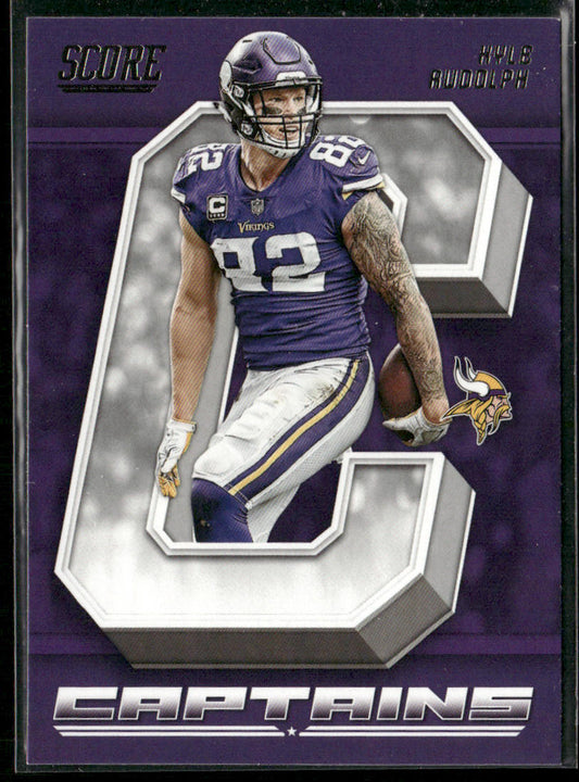 Kyle Rudolph 2018 Score Captains #17 Minnesota Vikings