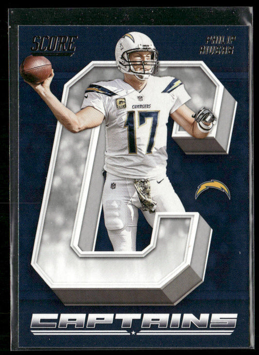 Philip Rivers 2018 Score Captains #13 Los Angeles Chargers