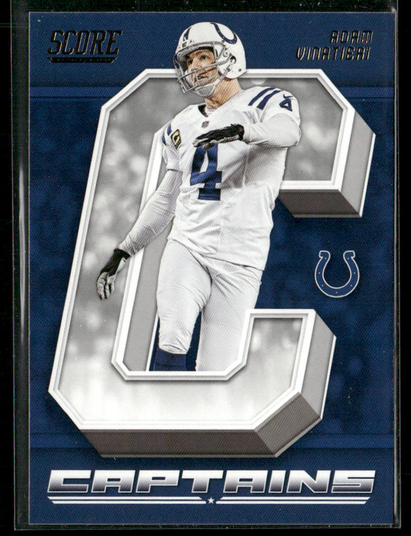 Adam Vinatieri 2018 Score Captains #9 Indianapolis Colts