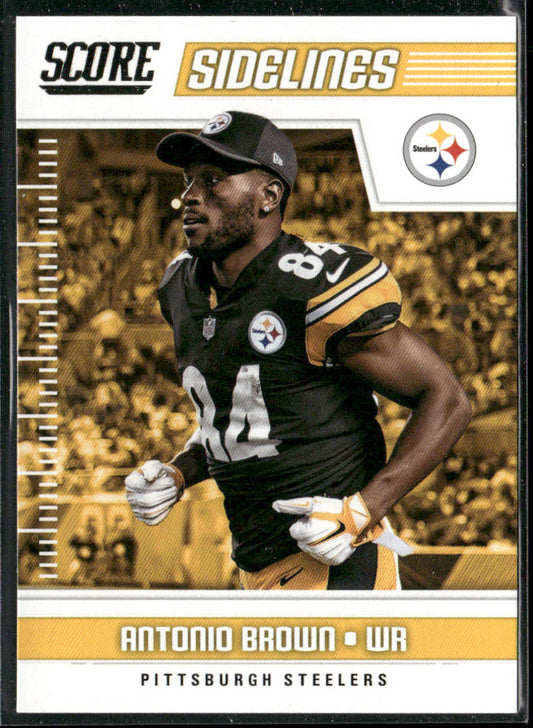 Antonio Brown 2018 Score Sidelines #8 Pittsburgh Steelers