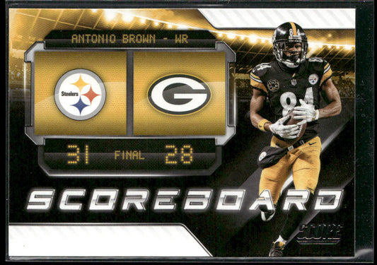 Antonio Brown 2018 Score Scoreboard #11 Pittsburgh Steelers