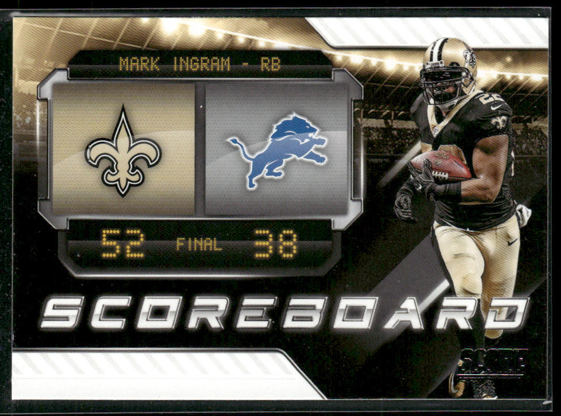 Mark Ingram 2018 Score Scoreboard #7 New Orleans Saints