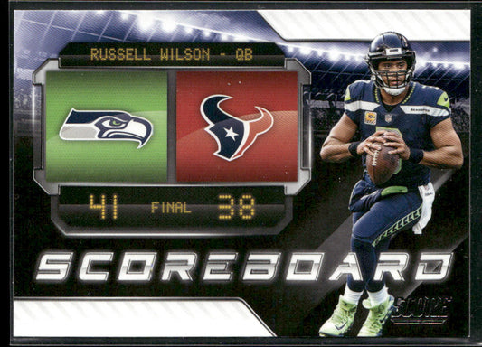 Russell Wilson 2018 Score Scoreboard #8 Seattle Seahawks