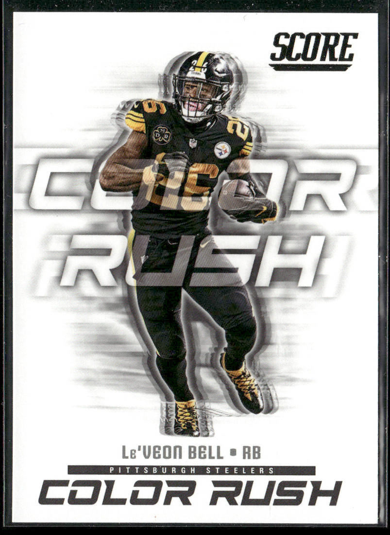 Le'Veon Bell 2018 Score Color Rush #12 Pittsburgh Steelers