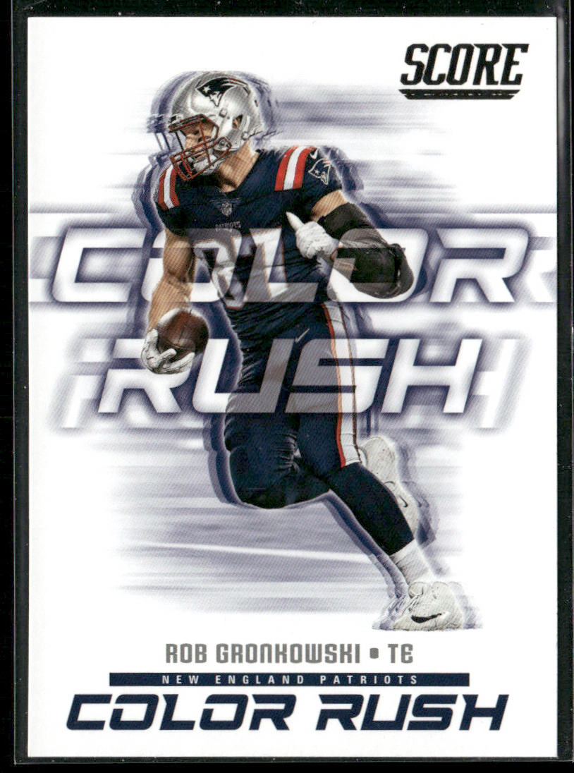 Rob Gronkowski 2018 Score Color Rush #16 New England Patriots