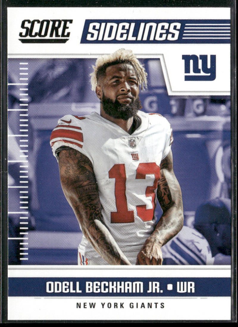 Odell Beckham Jr. 2018 Score Sidelines #13 New York Giants