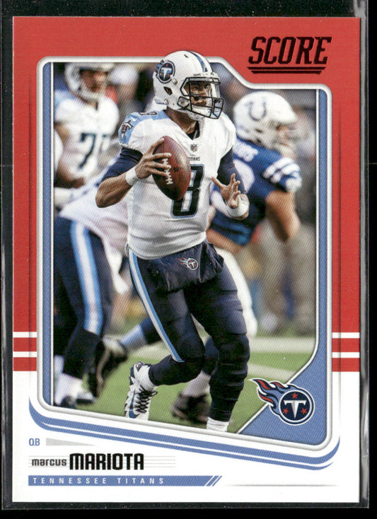 Marcus Mariota 2018 Score Red #311 Tennessee Titans