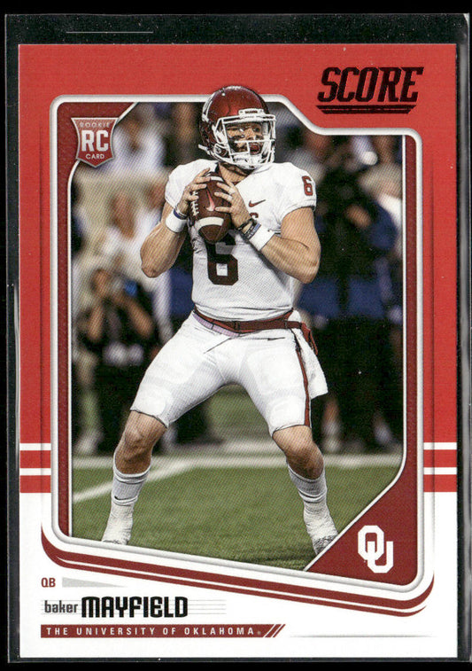 Baker Mayfield 2018 Score Red #351 Oklahoma Sooners