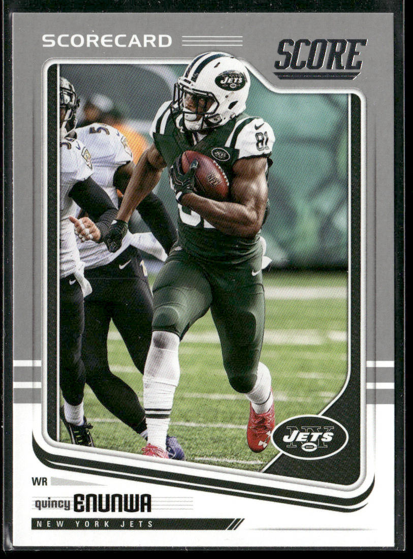 Quincy Enunwa 2018 Score Scorecard #245 New York Jets