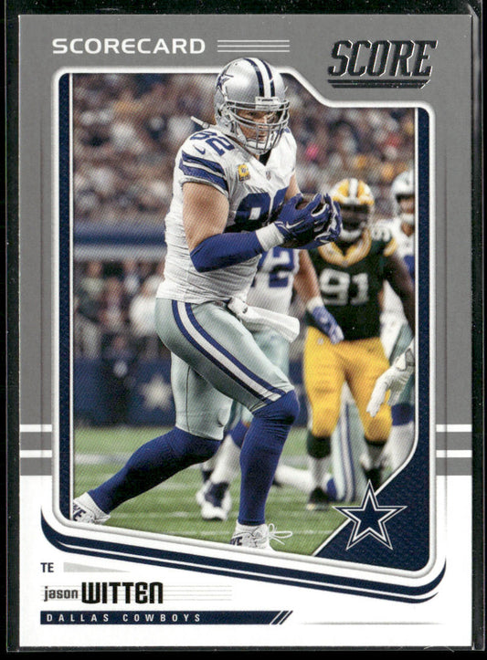 Jason Witten 2018 Score Scorecard #89 Dallas Cowboys