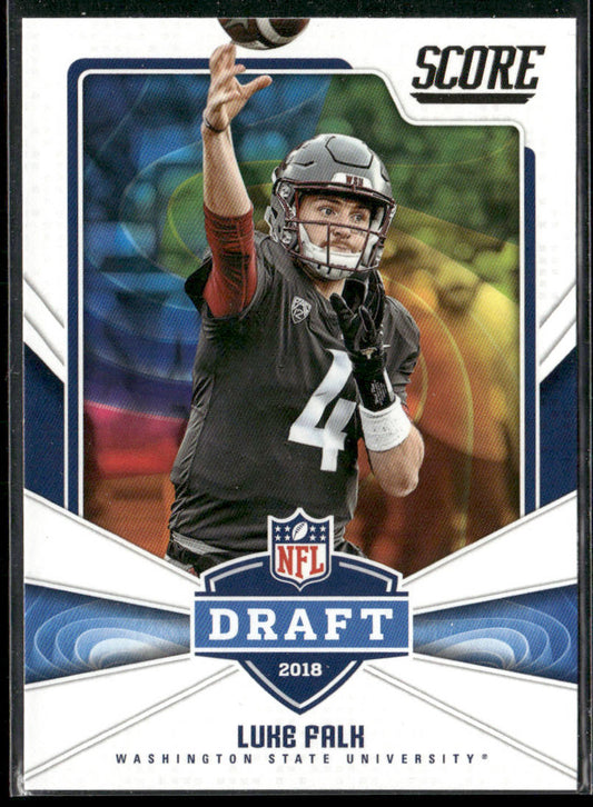 Luke Falk 2018 Score NFL Draft #28 WSU Cougars