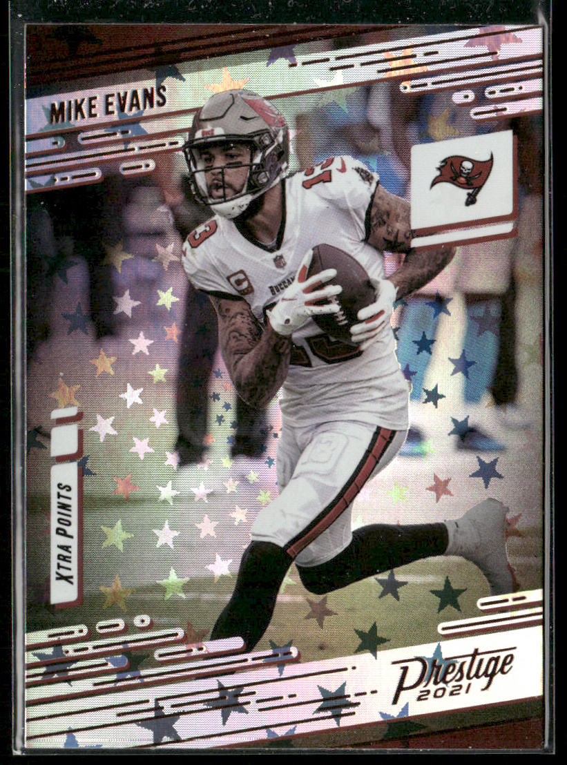 Mike Evans 2021 Panini Prestige Xtra Points Astral #182 Tampa Bay Buccaneers