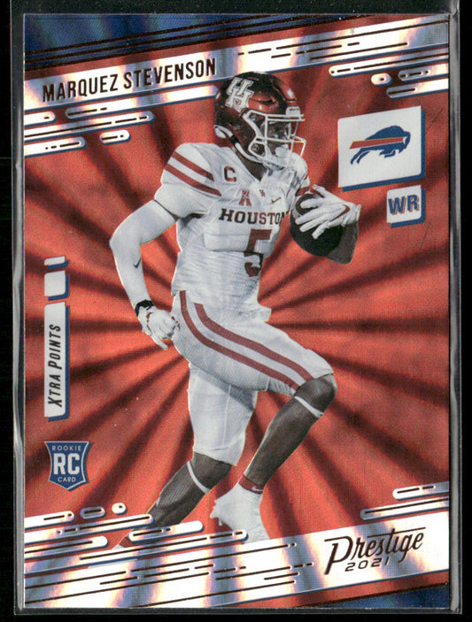 Marquez Stevenson 2021 Panini Prestige Xtra Points Sunburst #240 RC