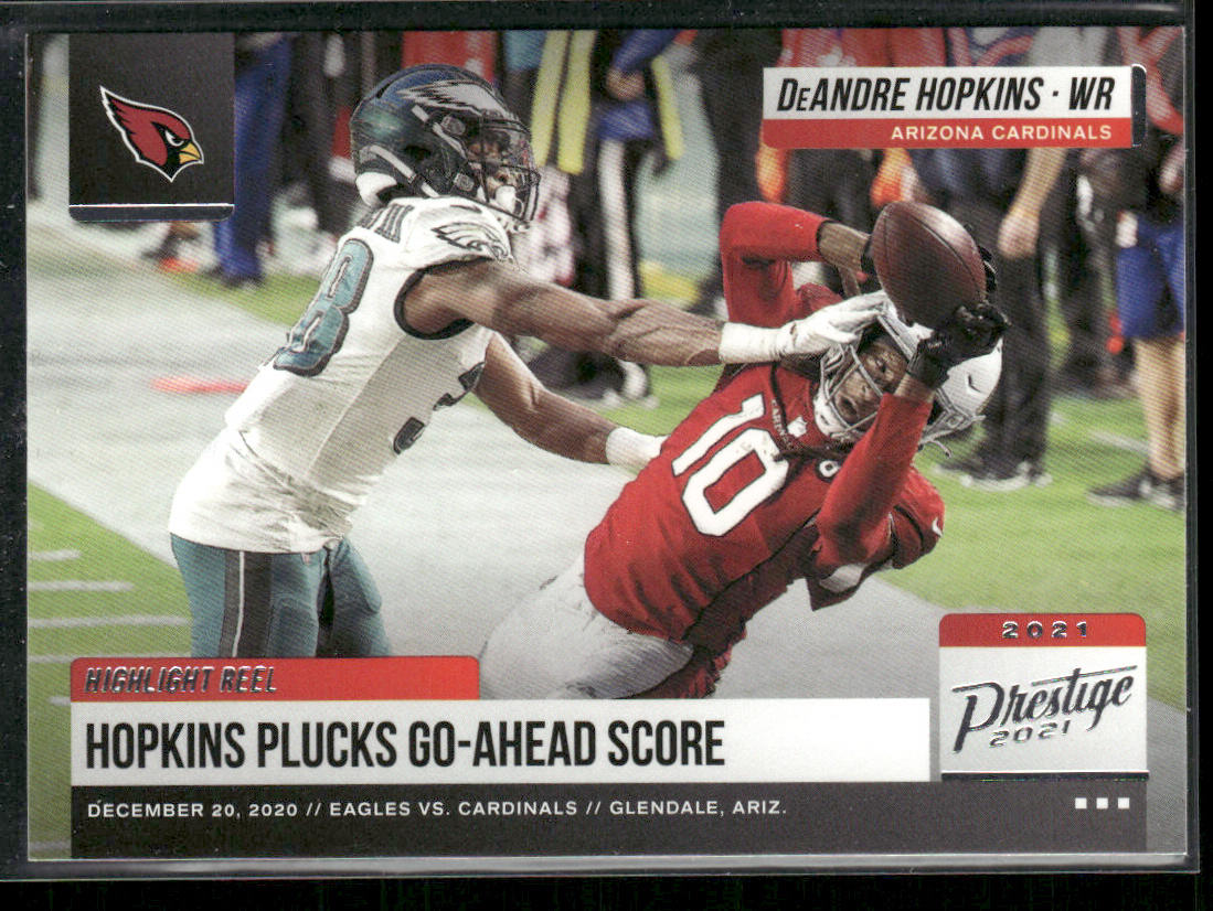 DeAndre Hopkins 2021 Panini Prestige Highlight Reel #HR-DEH Arizona Cardinals