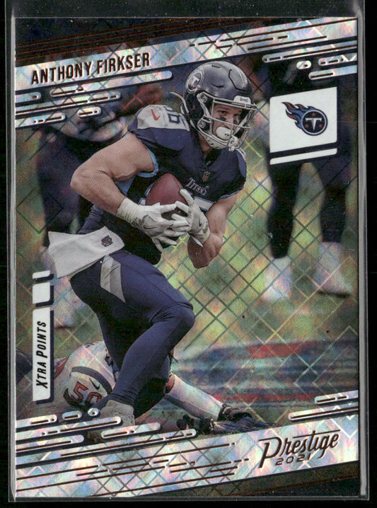 Anthony Firkser 2021 Panini Prestige Xtra Points Astral #177 Tennessee Titans