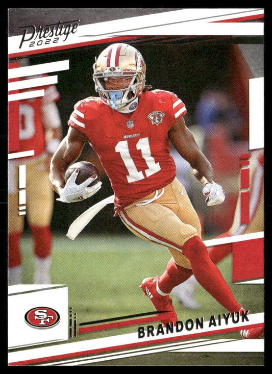 Brandon Aiyuk 2022 Panini Prestige #267 San Francisco 49ers
