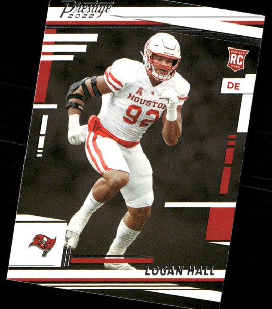 Logan Hall 2022 Panini Prestige #354 RC Tampa Bay Buccaneers