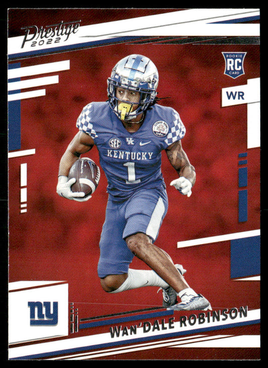 Wan'Dale Robinson 2022 Panini Prestige #368 RC New York Giants