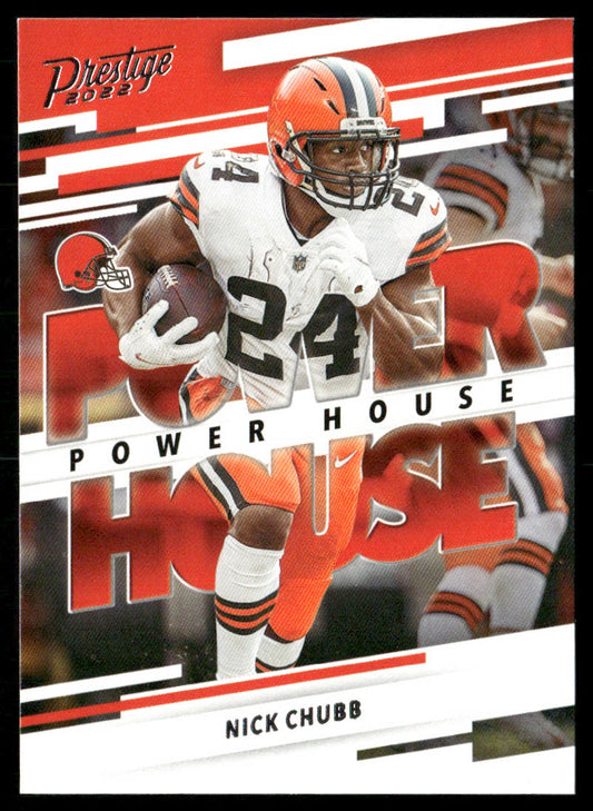 Nick Chubb 2022 Panini Prestige Power House #PH-12 Cleveland Browns