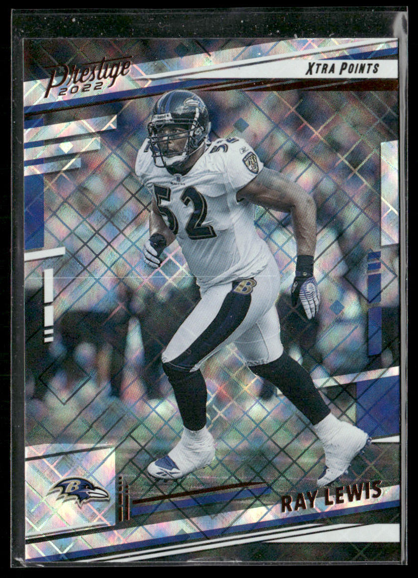 Ray Lewis 2022 Panini Prestige Xtra Points Diamond #28 Baltimore Ravens
