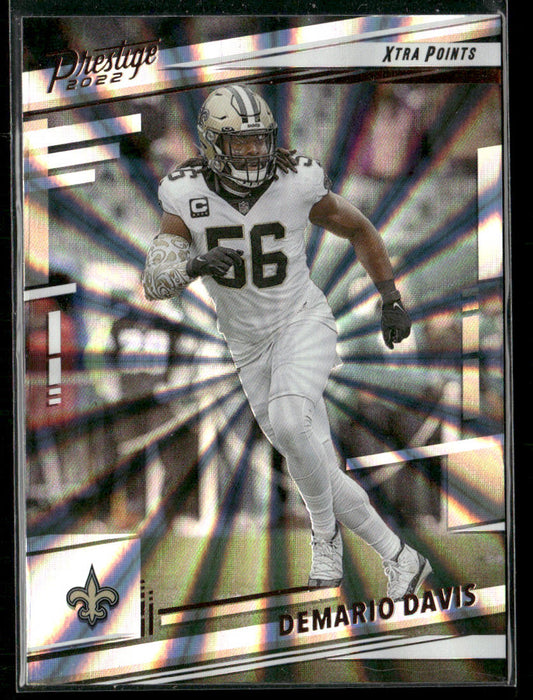 Demario Davis 2022 Panini Prestige Xtra Points Sunburst #213 New Orleans Saints