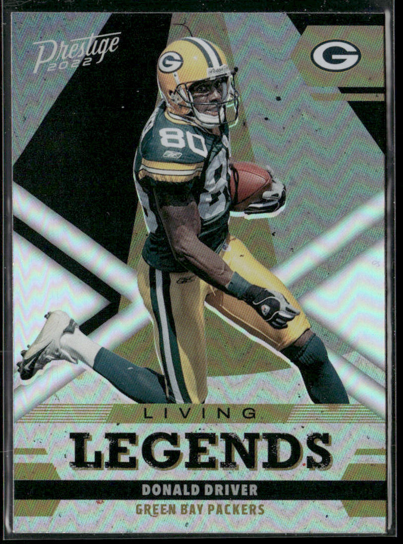 Donald Driver 2022 Panini Prestige Living Legends #LL-6 Green Bay Packers