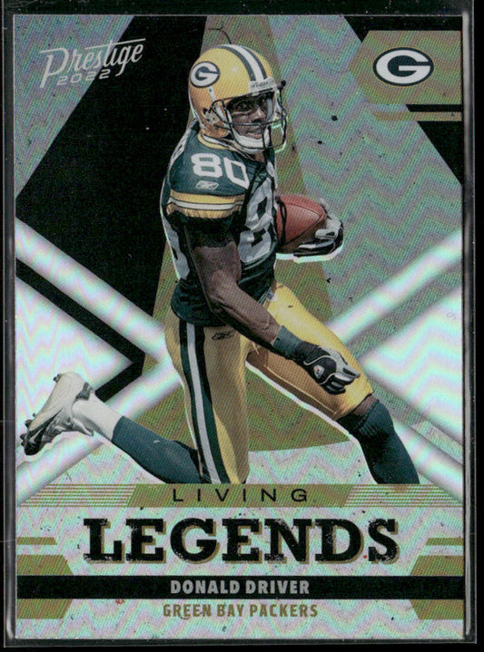 Donald Driver 2022 Panini Prestige Living Legends #LL-6 Green Bay Packers