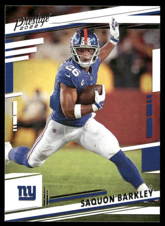 Saquon Barkley 2022 Panini Prestige #217 New York Giants