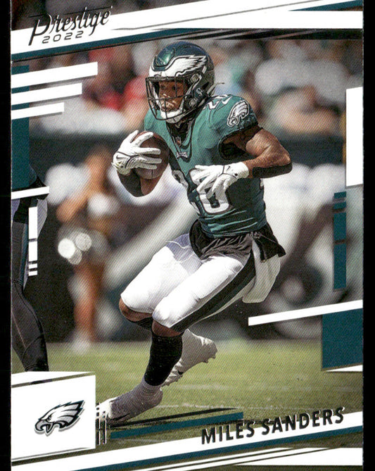 Miles Sanders 2022 Panini Prestige #235 Philadelphia Eagles