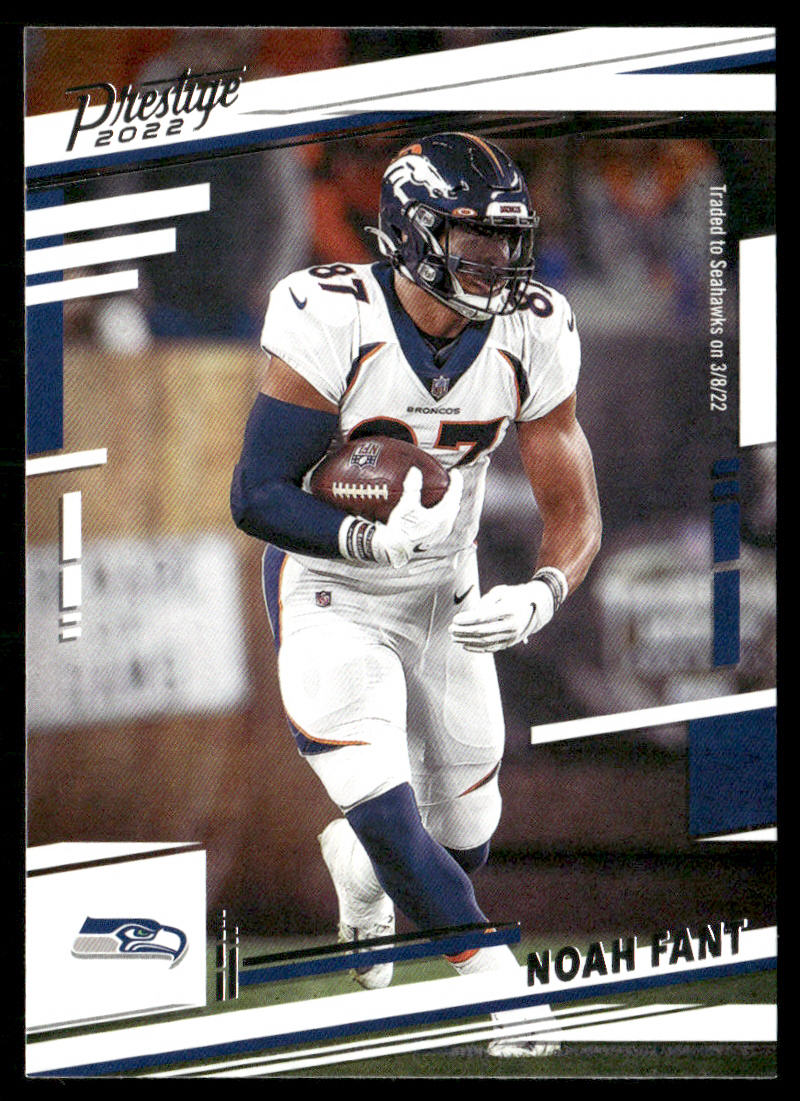 Noah Fant 2022 Panini Prestige #259 Seattle Seahawks