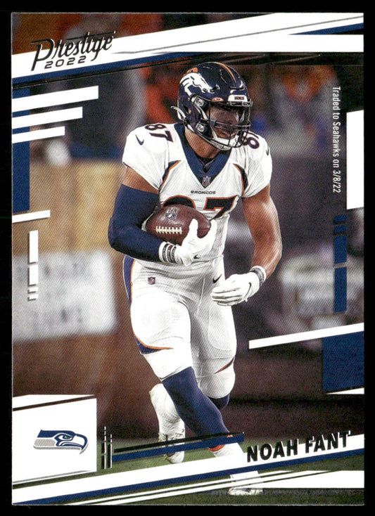 Noah Fant 2022 Panini Prestige #259 Seattle Seahawks