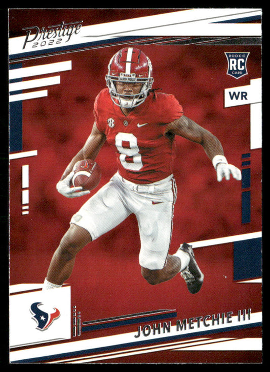 John Metchie III 2022 Panini Prestige #317 RC Houston Texans
