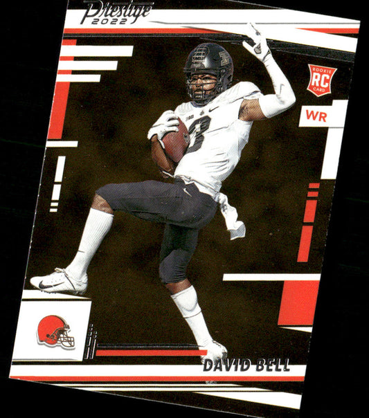 David Bell 2022 Panini Prestige #328 RC Cleveland Browns
