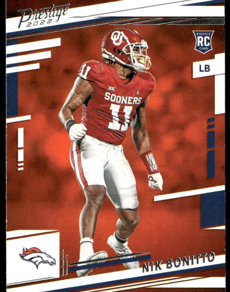 Nik Bonitto 2022 Panini Prestige #370 RC Denver Broncos