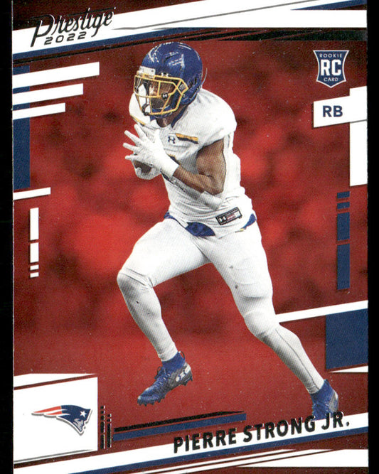 Pierre Strong Jr. 2022 Panini Prestige #384 RC New England Patriots