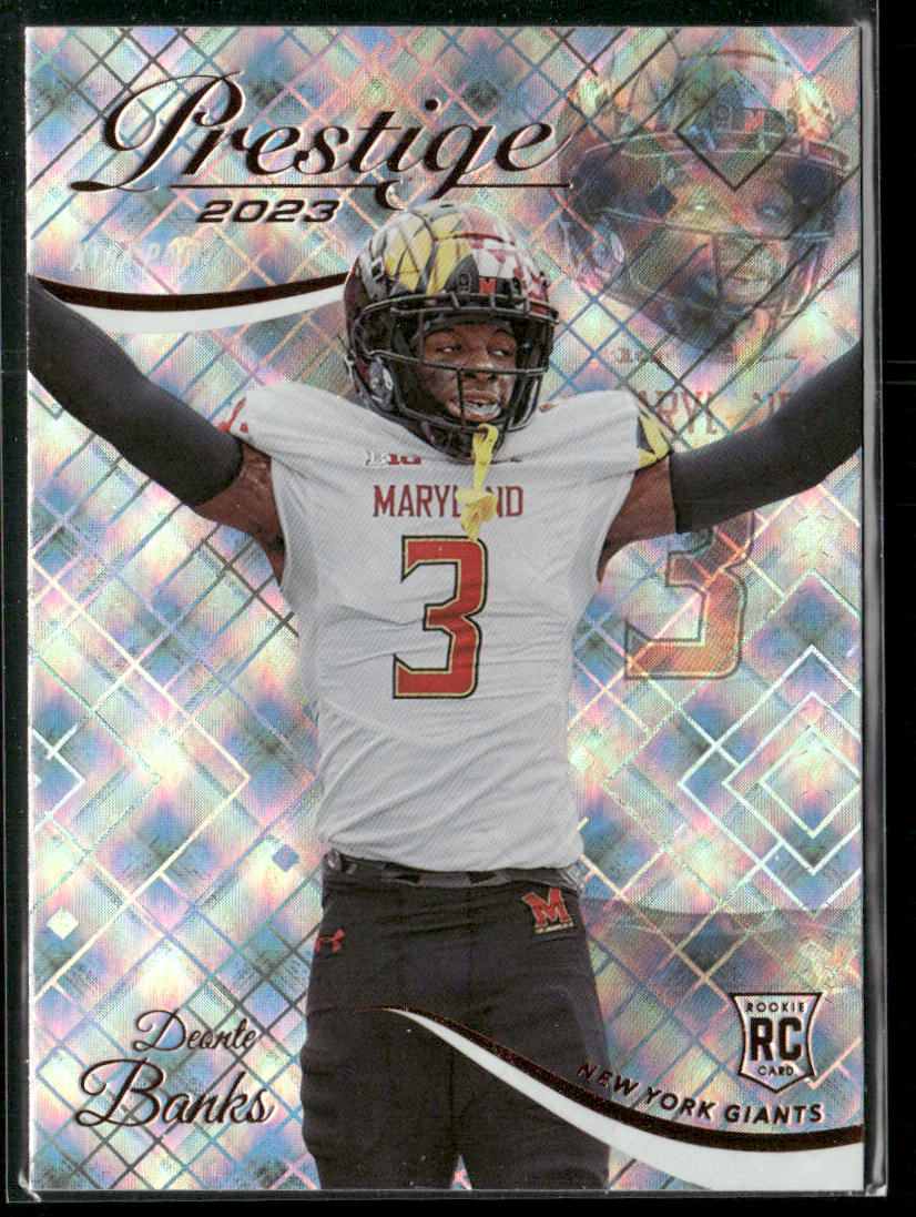 Deonte Banks 2023 Panini Prestige Xtra Points Diamond #326 RC New York Giants