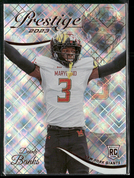 Deonte Banks 2023 Panini Prestige Xtra Points Diamond #326 RC New York Giants